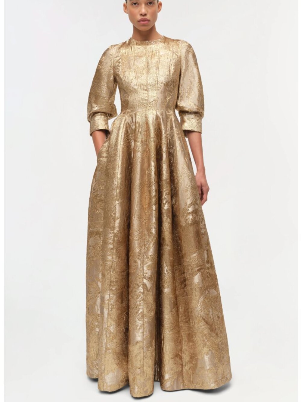 NWT SIMKHAI Claravelle Jacquard Gown Size 8